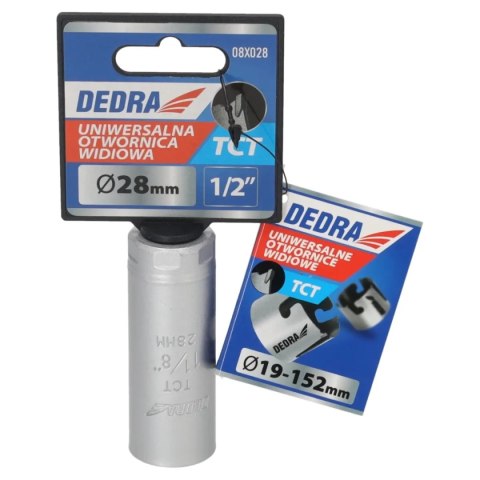 Otwornica uniwersalna tct 28mm 1/2'' Dedra