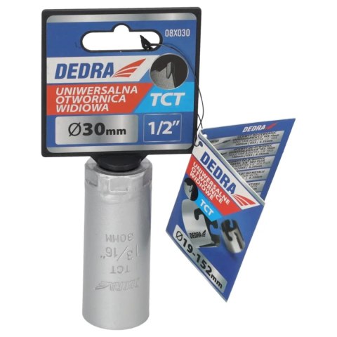 Otwornica uniwersalna tct 30mm 1/2'' Dedra