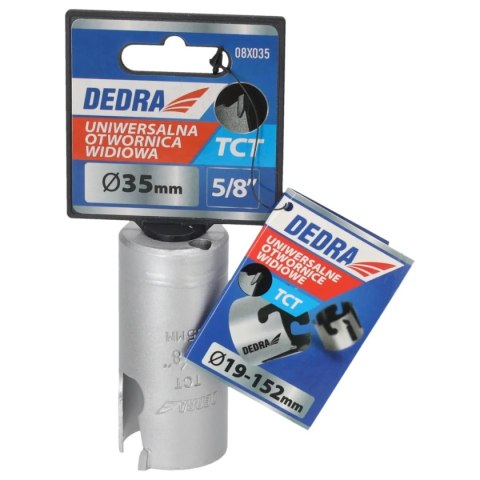 Otwornica uniwersalna tct 35mm 5/8'' Dedra