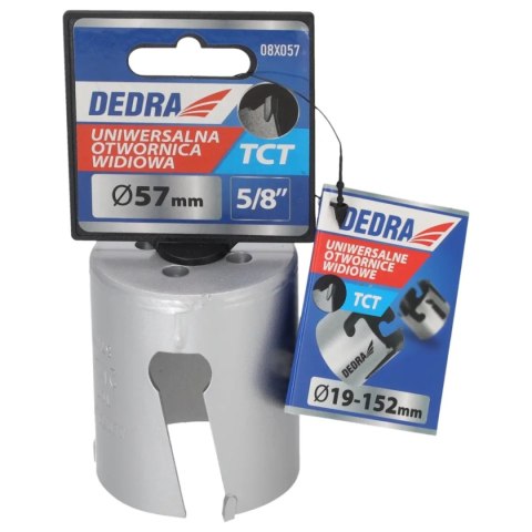 Otwornica uniwersalna tct 57mm 5/8'' Dedra