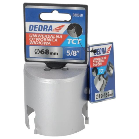 Otwornica uniwersalna tct 68mm 5/8'' Dedra