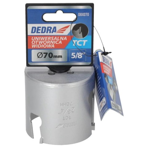 Otwornica uniwersalna tct 70mm 5/8'' Dedra