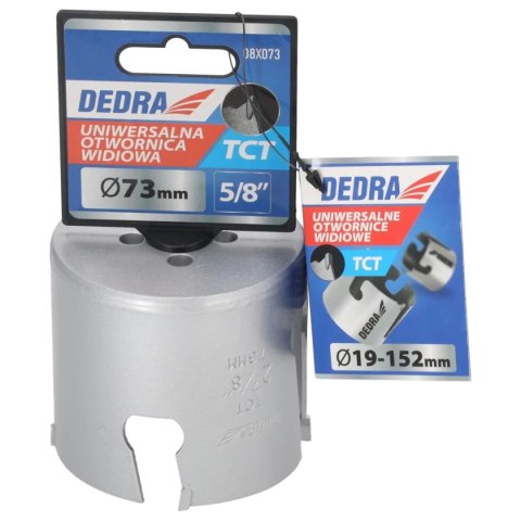 Otwornica uniwersalna tct 73mm 5/8'' Dedra