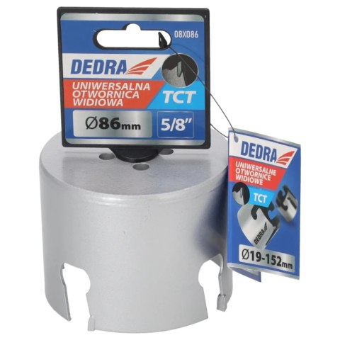Otwornica uniwersalna tct 86mm 5/8'' Dedra