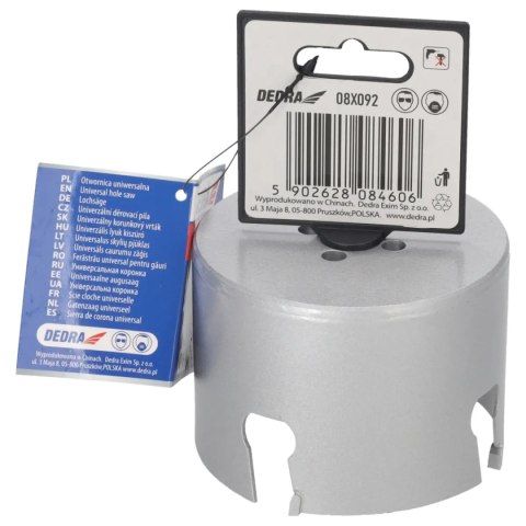 Otwornica uniwersalna tct 92mm 5/8'' Dedra