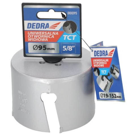 Otwornica uniwersalna tct 95mm 5/8'' Dedra