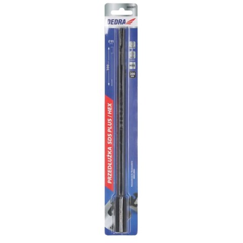 Przedłużka sds plus /hex długość 300mm Dedra