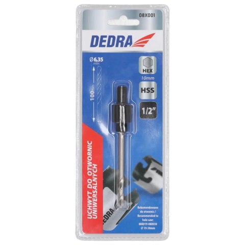 Uchwyt do otwornic uniwersalnych 1/2'' hex Dedra