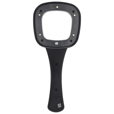 Lupa, szkło powiększające 4x+led Dedra