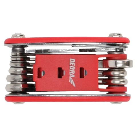 Multitool rowerowy zestaw naprawczy 15szt, crv Dedra
