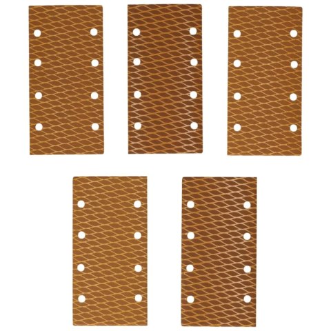 Papier ścierny anti-clogg #100, 92x182mm, rzep, zestaw 5szt Dedra