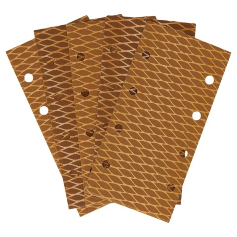 Papier ścierny anti-clogg #100, 92x182mm, rzep, zestaw 5szt Dedra