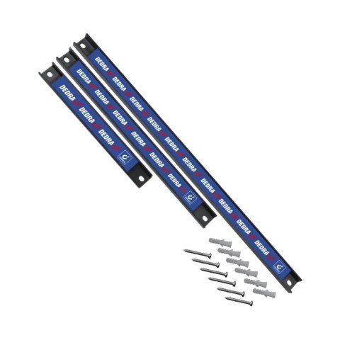 Zestaw listew magnetycznych na narzędzia 3 szt. - 20, 30, 45 cm Dedra