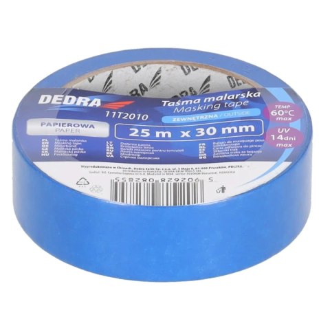 Taśma maskująca zewnętrzna 30mmx50m Dedra