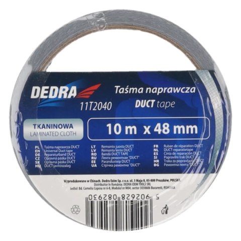 Taśma tekstylna naprawcza "duct" 48mmx50m Dedra