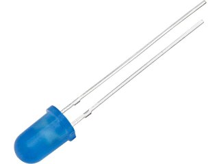 1645# Dioda led 5mm ( niebieska matowa ) Blow