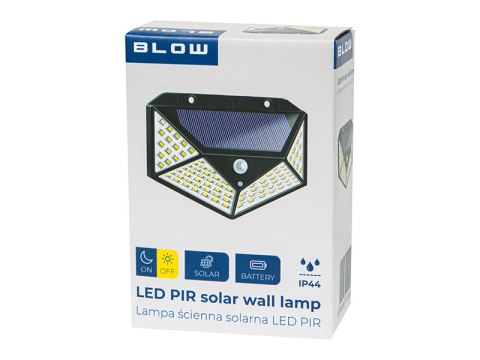 87-520# Lampa ścienna solarna led pir" Blow
