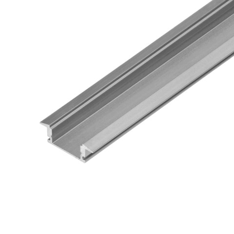 Profil aluminiowy do taśm LED, 2000 x 24,5 x 6,85 mm, wpuszczany w karton gips, srebrny Orno