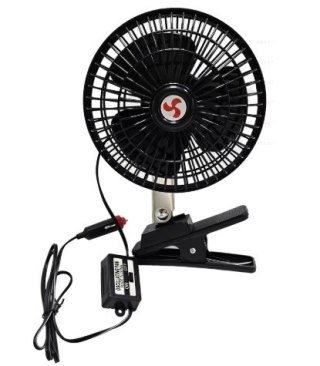 DA644 Wiatrak samochodowy obrotowy 12v na klips ATL