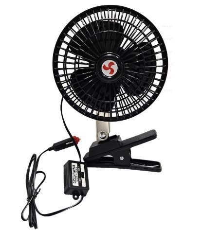 DA644 Wiatrak samochodowy obrotowy 12v na klips ATL