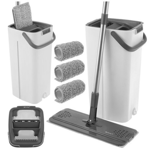 Mop dwukomorowy 8,5L z nakładkami Ruhhy 27231 RUHHY
