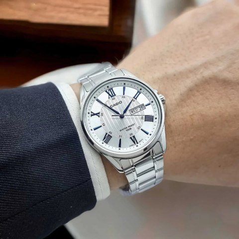Casio ZEGAREK MĘSKI CASIO MTP-1384D-7A2 (zd108b) + BOX