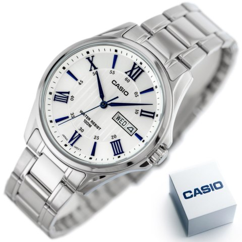Casio ZEGAREK MĘSKI CASIO MTP-1384D-7A2 (zd108b) + BOX
