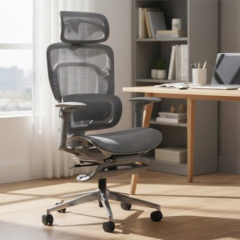Fotel biurowy z masażem Visioner 8.3 Grey