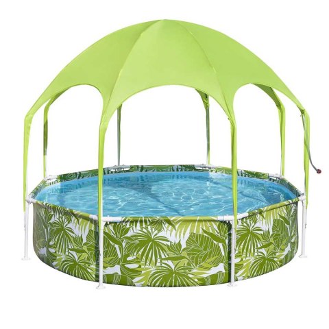 Basen stelażowy dla dzieci z daszkiem 244x51 cm Bestway 56432