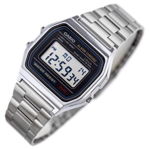 Casio ZEGAREK MĘSKI CASIO A158WA-1D VINTAGE RETRO + BOX