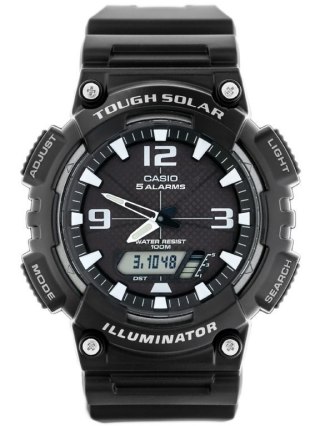 Casio ZEGAREK MĘSKI CASIO AQ-S810W-1AV (zd044h) - SOLAR POWERED + BOX