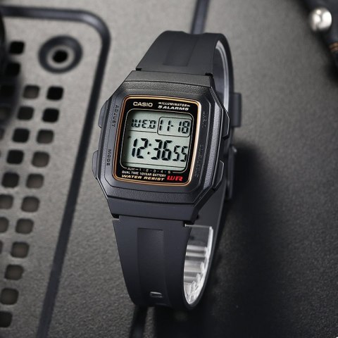Casio ZEGAREK MĘSKI CASIO F-201WA-9A (zd164a) - KLASYKA + BOX