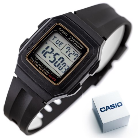Casio ZEGAREK MĘSKI CASIO F-201WA-9A (zd164a) - KLASYKA + BOX