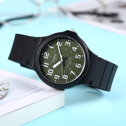 Casio ZEGAREK MĘSKI CASIO MW-240-3B (zd166e) - KLASYKA + BOX