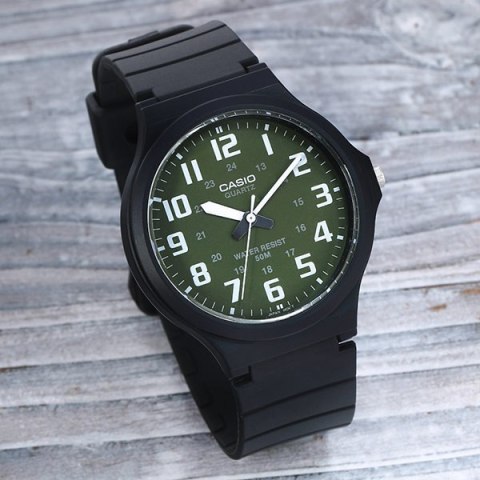 Casio ZEGAREK MĘSKI CASIO MW-240-3B (zd166e) - KLASYKA + BOX