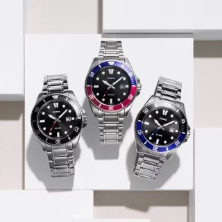 Casio Zegarek Męski Casio MDV-107D-1A1 WR200 + BOX