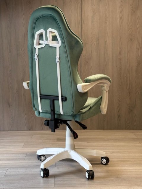 Prototype Fotel obrotowy gamingowy ENZO XL MINT ALCANTARA ICE