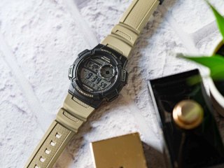 Casio ZEGAREK MĘSKI CASIO AE-1000W-5AVEF (zd073i) - WORLD TIME + BOX