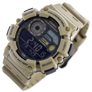 Casio ZEGAREK MĘSKI CASIO Digital Moonphase WS-1500H-5B + BOX