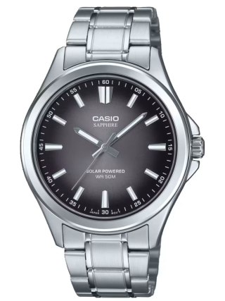 Casio ZEGAREK MĘSKI CASIO MTS-RS100D-1A SZAFIR SOLAR + BOX