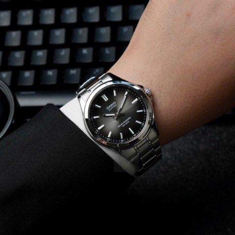 Casio ZEGAREK MĘSKI CASIO MTS-RS100D-1A SZAFIR SOLAR + BOX