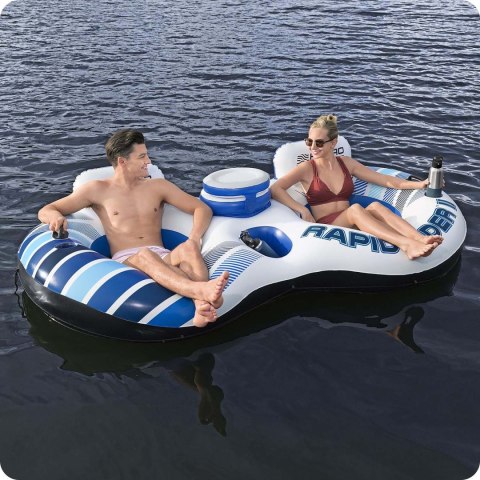 Koło do pływania podwójne materac Rapid Rider Bestway 43113