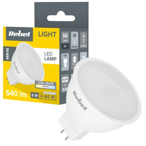 Lampa Led Rebel 6W, MR16, 6500K, 12V Rebel