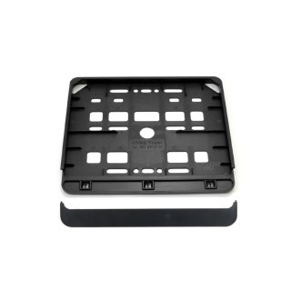 Ramka tablicy rejestracyjnej czarna motocykl motor amio-01166 AMiO