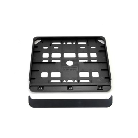 Ramka tablicy rejestracyjnej czarna motocykl motor amio-01166 AMiO
