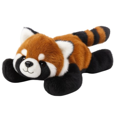 Pluszowa Maskotka Przytulanka Panda Czerwona Ruda 30cm LEAN TOYS