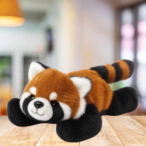 Pluszowa Maskotka Przytulanka Panda Czerwona Ruda 30cm LEAN TOYS