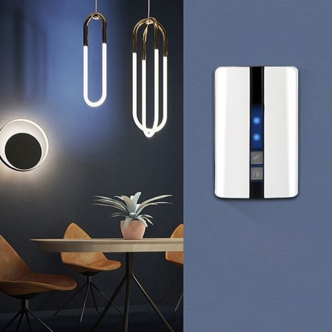 Dzwonek bezprzewodowy wodoodporny zasięg 150m ip44 do drzwi 51 melodii led RTO