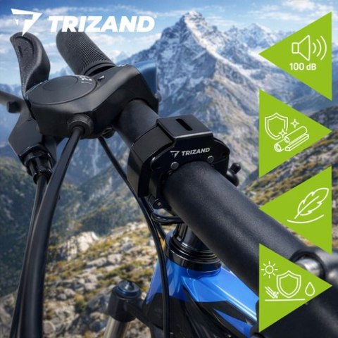 Dzwonek do roweru mechaniczny 7,5x4,5x2cm Trizand TRIZAND