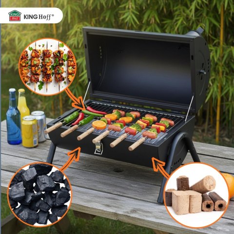 Grill bbq przenośny, kinghoff kh-2032 KINGHoff